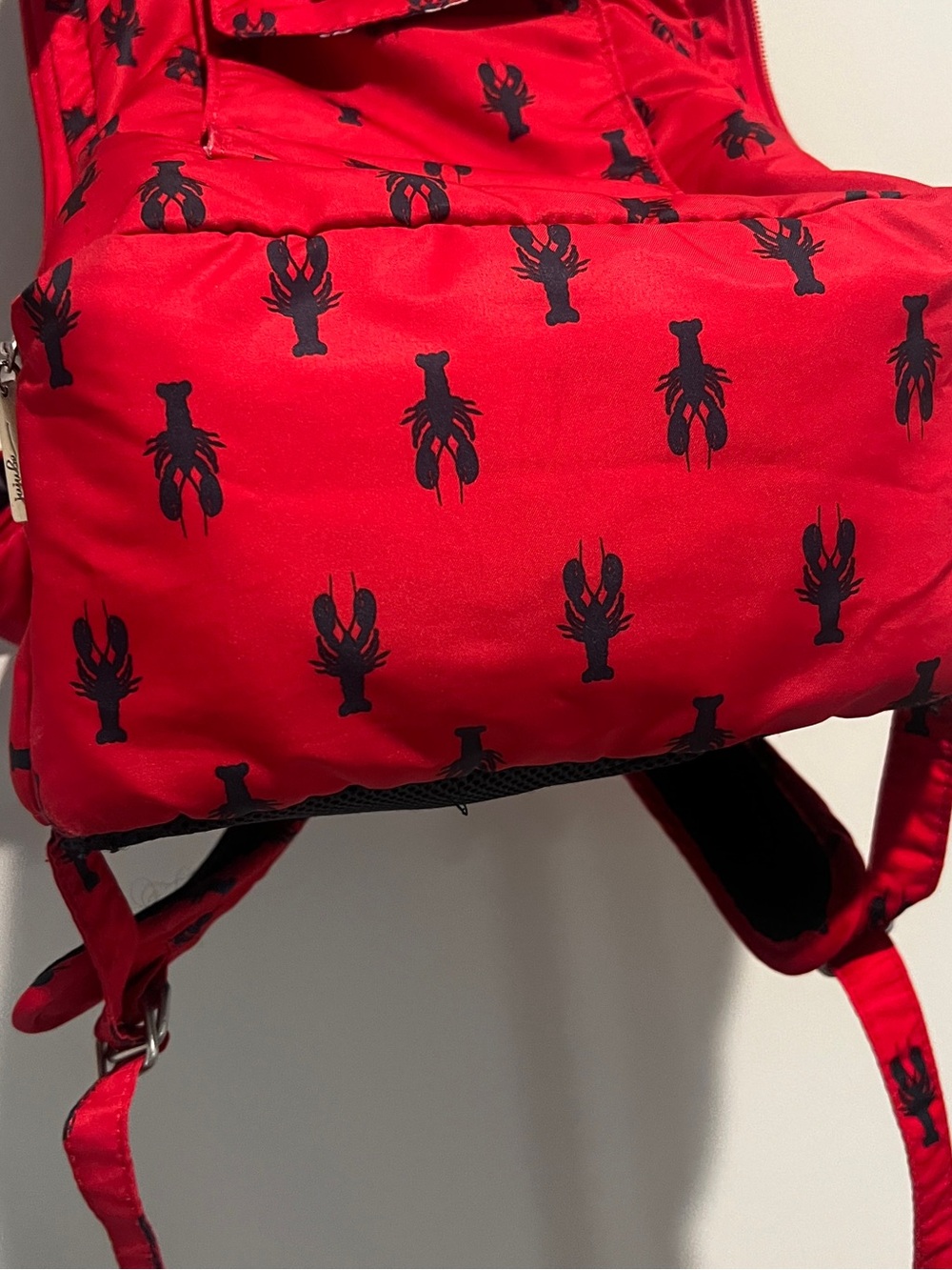 Ju-Ju-Be Kids Backpack in Cape Cod Red with Navy Print - Picture 7 of 9